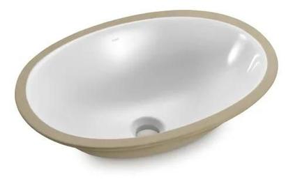 Imagem de Cuba de Embutir para Banheiro Oval L59 Branco - Deca