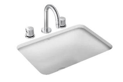 Imagem de Cuba de Embutir para Banheiro Retangular L375 Branco - Deca