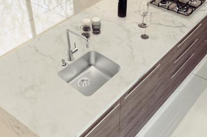 Imagem de Cuba de Embutir Tramontina Dora 40 BL R6 em Aço Inox 