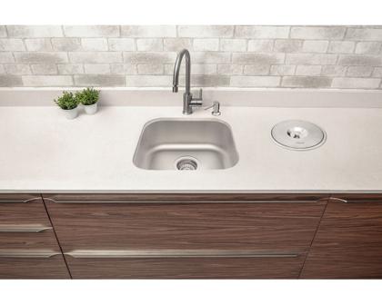 Imagem de Cuba de embutir Tramontina Lavínia 40 BL em Aço Inox Pré-Polido 40x34 cm