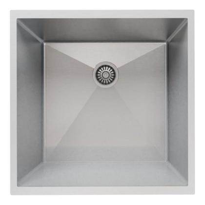 Imagem de Cuba De Inox 35x35 Quadrada Cozinha Americana Balcão Pia