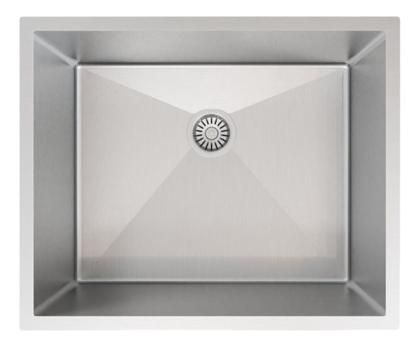 Imagem de Cuba De Inox 50X40 Pia Embutida Quadrada Reta Luxo Technox