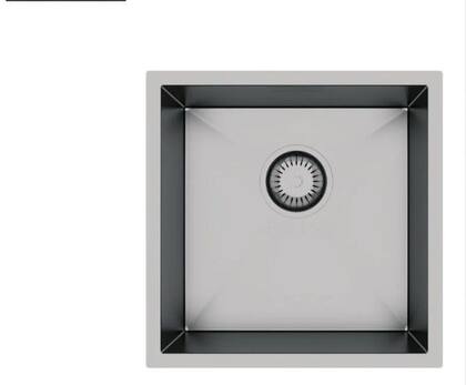 Imagem de Cuba de inox quadratta 35x35 cu1142 embutir ou sobrepor valv 4 1/2