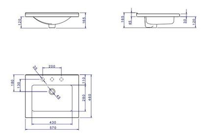 Imagem de Cuba de sobrepor com mesa l.940.17