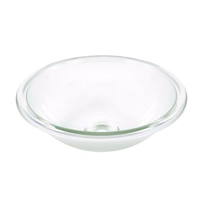 Imagem de Cuba De Vidro Redonda Texturizada Com Aba