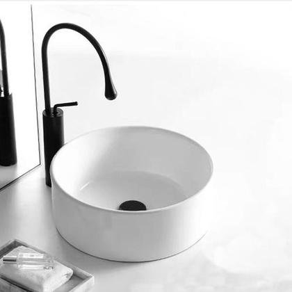 Imagem de Cuba Deend De Cerâmica Perla Bianca Para Banheiro 41x41x16cm