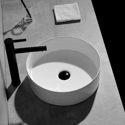 Imagem de Cuba Deend De Cerâmica Perla Bianca Para Banheiro 41x41x16cm