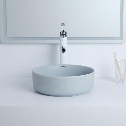 Imagem de Cuba Deend De Cerâmica PietraCenere Para Banheiro 36x36x11cm