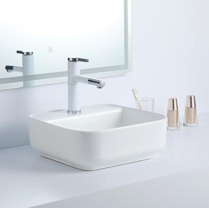 Imagem de Cuba Deend de Cerâmica Rialzata Quadrata 40x39x15cm