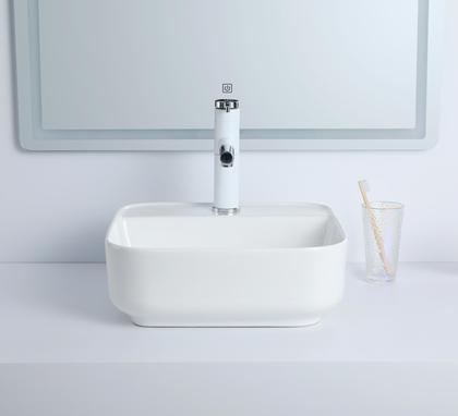 Imagem de Cuba Deend de Cerâmica Rialzata Quadrata 40x39x15cm