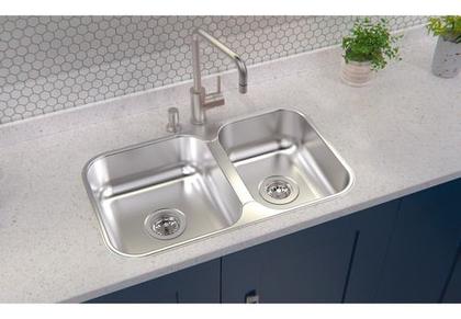 Imagem de Cuba Embutir/sobrepor Tramontina Isis2c34-28bs Inox 69x40