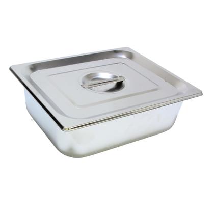 Imagem de Cuba Gastronomica Inox Com Tampa 1/2x100 Gn Buffet Cozinha