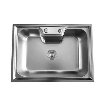 Imagem de Cuba Inox Gourmet Sobrepor + Dosador De Detergente