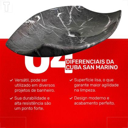 Imagem de Cuba japi de apoio san marino nero