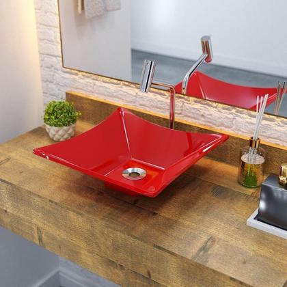 Imagem de Cuba L34 C/Torneira Link e Válvula 1"+Sifão e Flexível