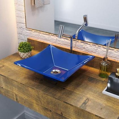 Imagem de Cuba L34 C/Torneira Link e Válvula 1"+Sifão e Flexível