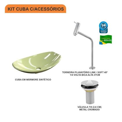 Imagem de Cuba L45 C/Torneira Link e Válvula 1"