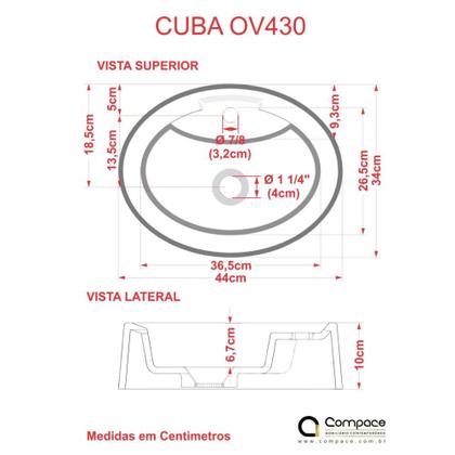 Imagem de Cuba O43 C/Torneira Luxo+Válvula Click 1.1/4+Sifão Crom+Flex