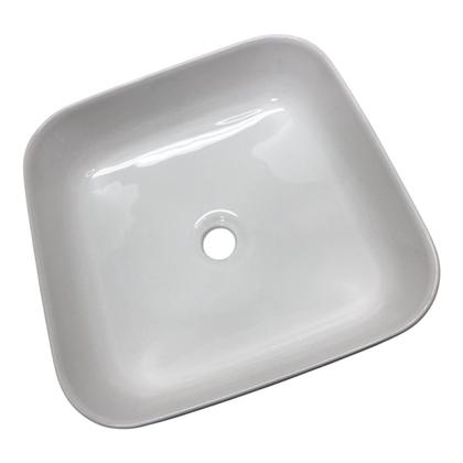 Imagem de Cuba Para Banheiro De Apoio Lavabo Camburi Quadrada 39x39cm