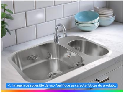 Imagem de Cuba para Cozinha Franke Simples com Auxiliar