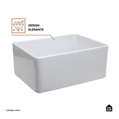 Imagem de Cuba para Cozinha Gourmet de Cerâmica Farm Pingoo.casa - Branco