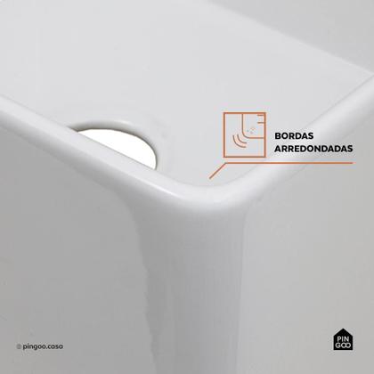 Imagem de Cuba para Cozinha Gourmet de Cerâmica Farm Pingoo.casa - Branco