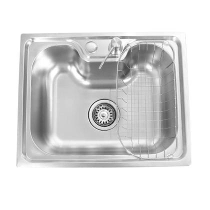 Imagem de Cuba para cozinha gourmet pia aço inox Com Acessórios,50x40cm