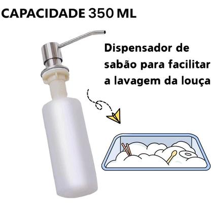 Imagem de Cuba para cozinha gourmet pia aço inox com acessórios 50x40cm Zentra Imports