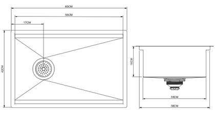 Imagem de Cuba para Cozinha Inox Gourmet 60 VXT - LudRio