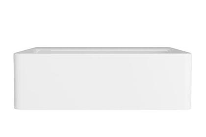 Imagem de Cuba Quadrada de SemiEncaixe 40cm com Deck Branco