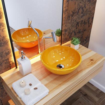 Imagem de Cuba R30 C/Torneira Link+Válvula 7/8+Sifão+Flexível Colorida