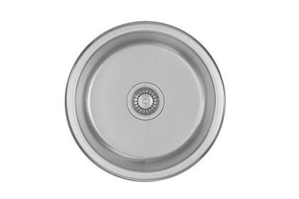 Imagem de Cuba Redonda De Embutir Para Cozinha 45x45 cm Deca Facile Inox CC.610.40.RED.INX
