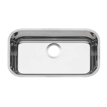 Imagem de Cuba retangular aço inox 56x34 acompanha válvula tramontina