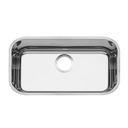 Imagem de Cuba retangular aço inox 56x34 acompanha válvula tramontina