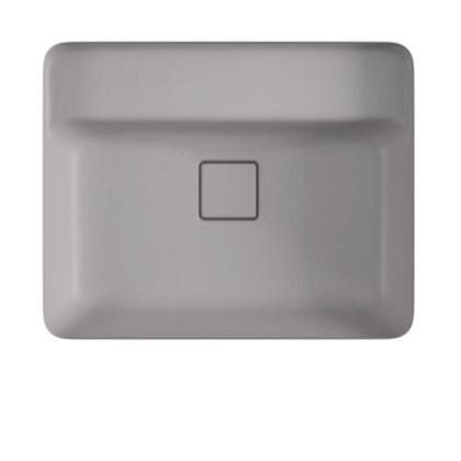 Imagem de Cuba Retangular De Embutir Com Mesa 50cm Slim Soft Antracite - Deca