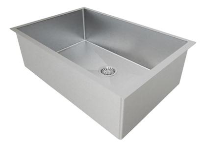 Imagem de Cuba Retangular Escovada Fosca Inox 60X40 Cozinha Luxo