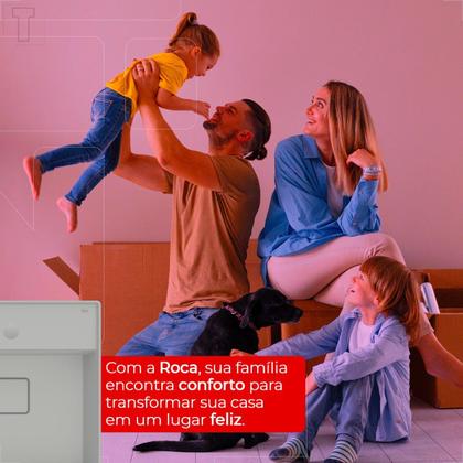 Imagem de Cuba roca terra quadrada 40x40 semi encaixe com mesa t10 stone