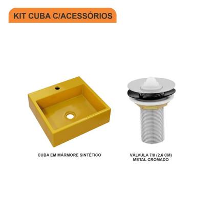 Imagem de Cuba Veneza Q395 C/Válvula 7/8"