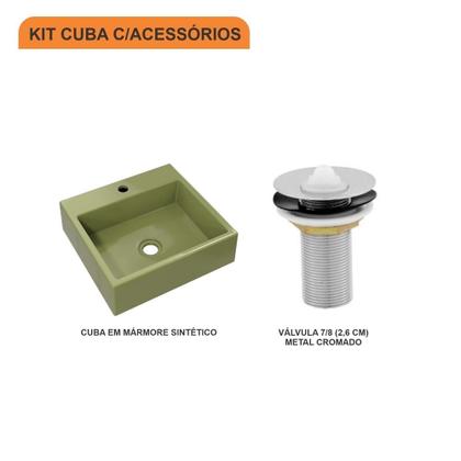 Imagem de Cuba Veneza Q395 C/Válvula 7/8"