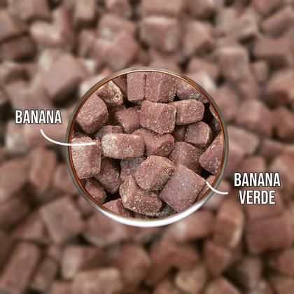 Imagem de Cubinhos Fit P&P Bananinha Cremosa 1Kg - P&P