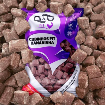 Imagem de Cubinhos Fit P&P Bananinha Cremosa 1Kg - P&P