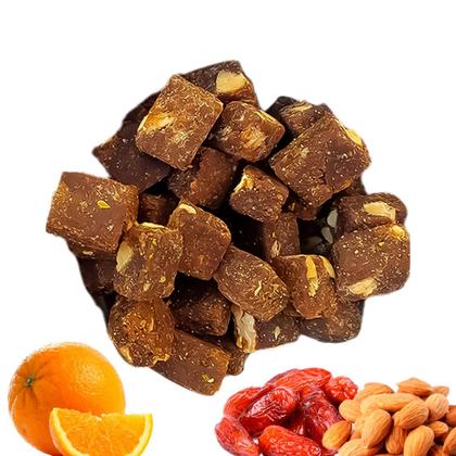 Imagem de Cubinhos Fit P&P Tâmara Amêndoa e Raspas Laranja 1Kg - P&P