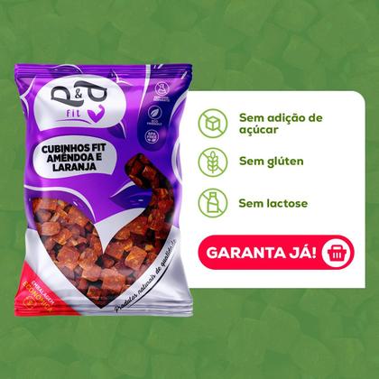 Imagem de Cubinhos Fit P&P Tâmara Amêndoa e Raspas Laranja 1Kg - P&P