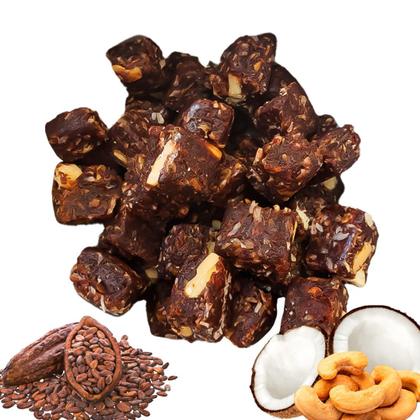 Imagem de Cubinhos Fit P&P Tâmara Coco Castanha de Caju e Cacau 1Kg - P&P