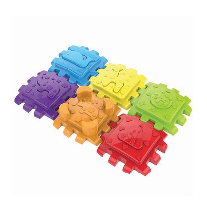 Imagem de Cubo De Atividades Didático Com Peças De Encaixe Elefante