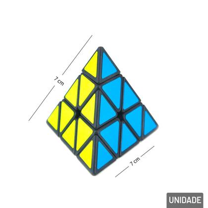 Imagem de Cubo Mágico 3x3 7cm PRO Triangular - Tudo em Caixa