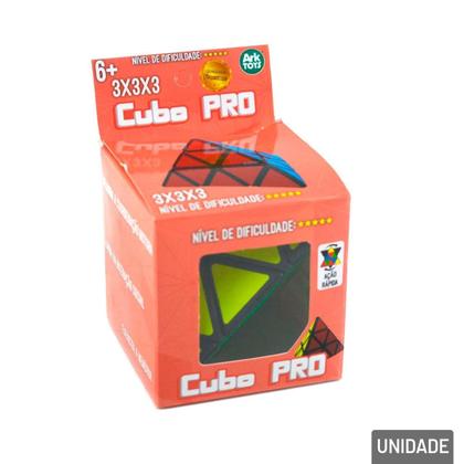 Imagem de Cubo Mágico 3x3 7cm PRO Triangular - Tudo em Caixa