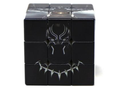 Imagem de Cubo Mágico 3x3x3 Profissional Pantera Negra Marvel Personalizado Original Lubrificado