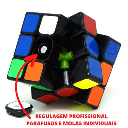 Imagem de Cubo Mágico 3x3x3 Profissional Sail W QiYi Original Lubrificado Regulado