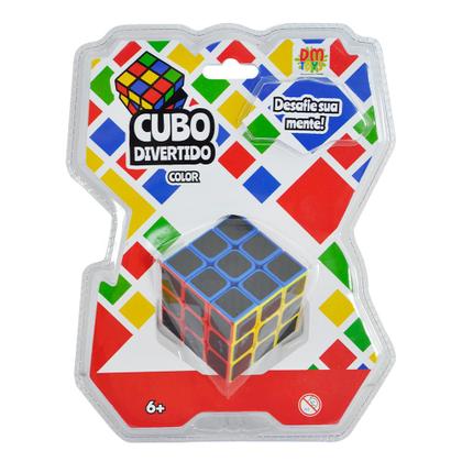 Imagem de Cubo Mágico Colorido 3x3 Brinquedo Original Jogo Raciocínio
